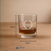 Customized Barware Glass Engraved