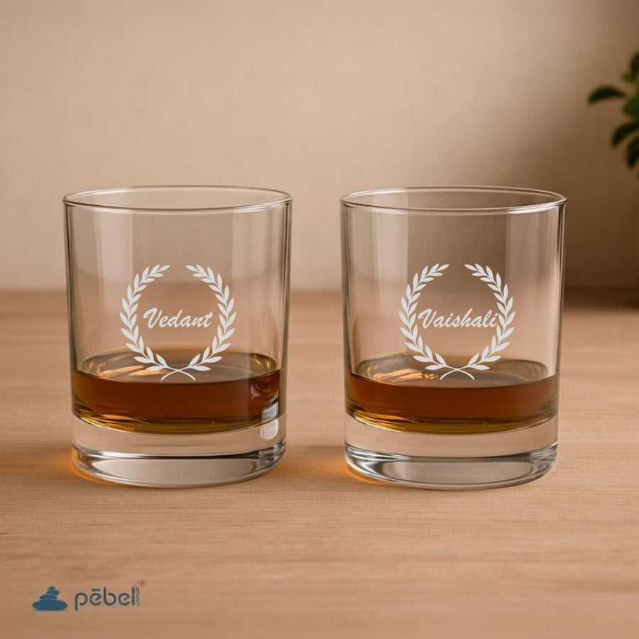 Custom Engraved Whiskey Glass India