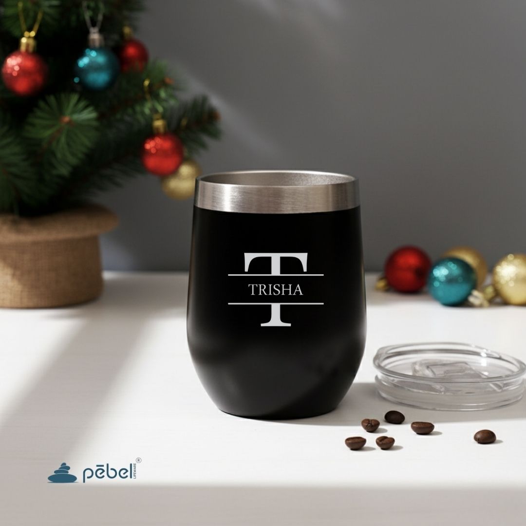 Custom Engraved Steel Wine Tumbler
