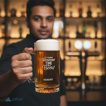 Personalized Classic Beer Mug by Pebel Lifeware