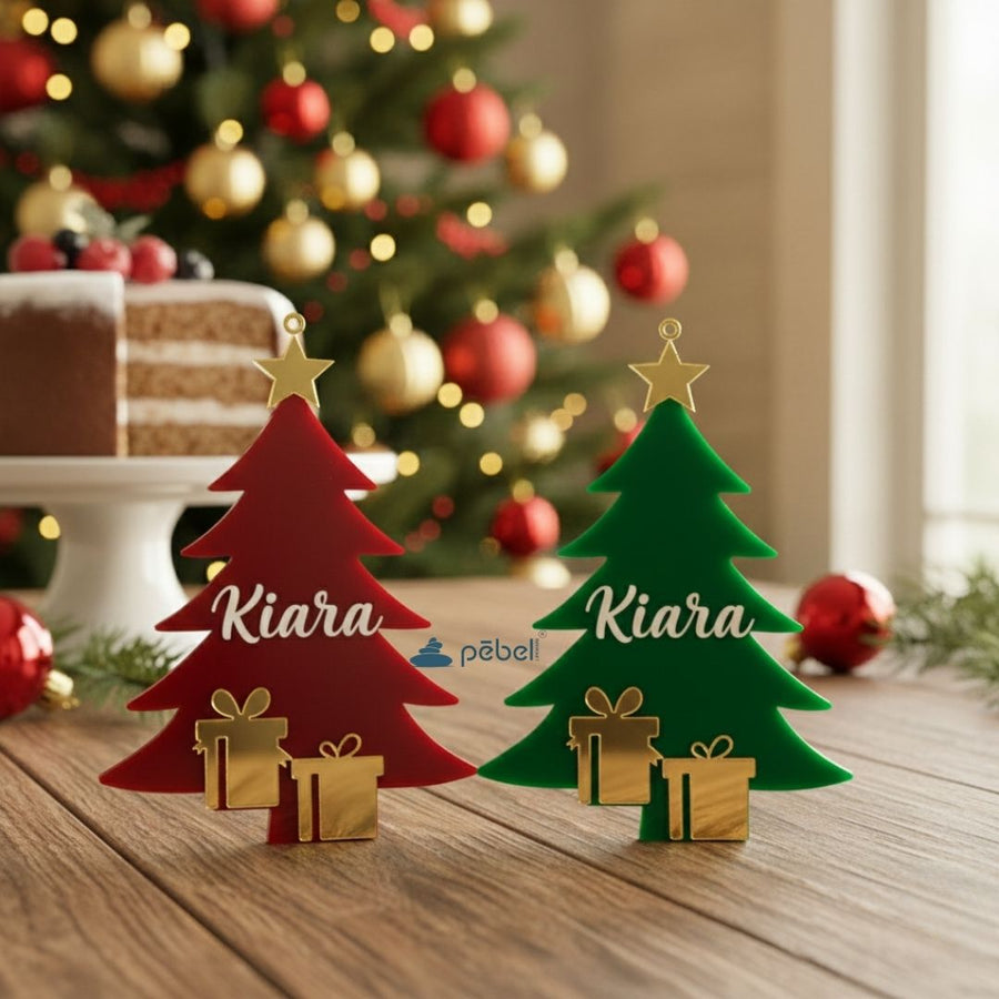 Personalized Christmas Ornaments - Set of 2