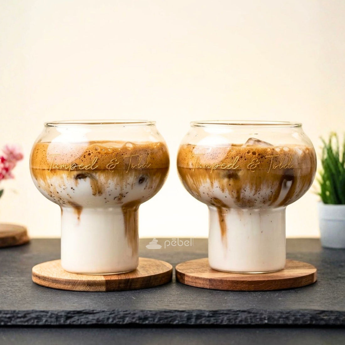 Cocktail Glass Tumblers | 300ml Glass Ideal for Coffee & Cocktail | Set of 2