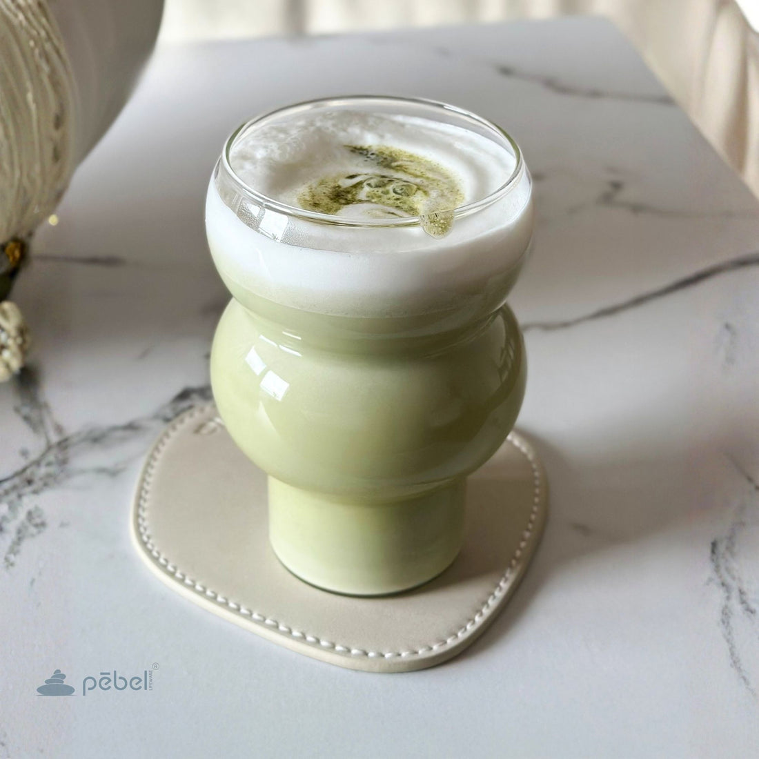 glass tumbler for matcha