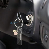 Laser Engraved Acrylic Safety Keychain