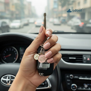 Pebel Lifeware Acrylic Drive Safe Keychain