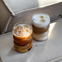 Bubble glass tumbler 