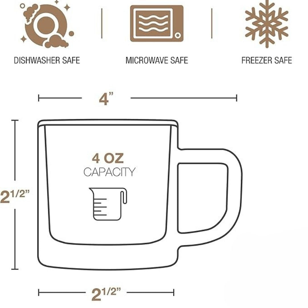 Double Wall Glass Mug – Elegant & Heat Resistant