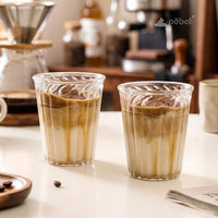 Matcha Fluted Glass - Conical Mug (Set of 2)
