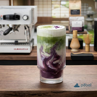 Ribbed Latte Glasses (Set of 2) | 400ml