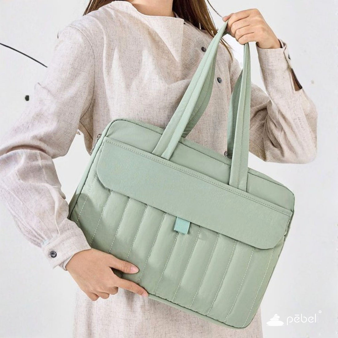 Laptop Bag | Puffy Laptop Sleeve with Handle & Zip