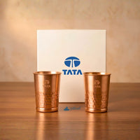 Custom Logo Copper Glass