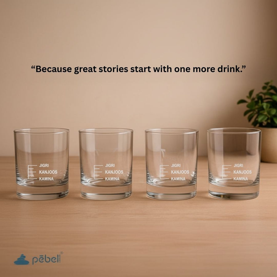 Secret Santa Personalized Whiskey Glass