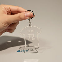 Engraved Jersey Keychains for Sports Fans