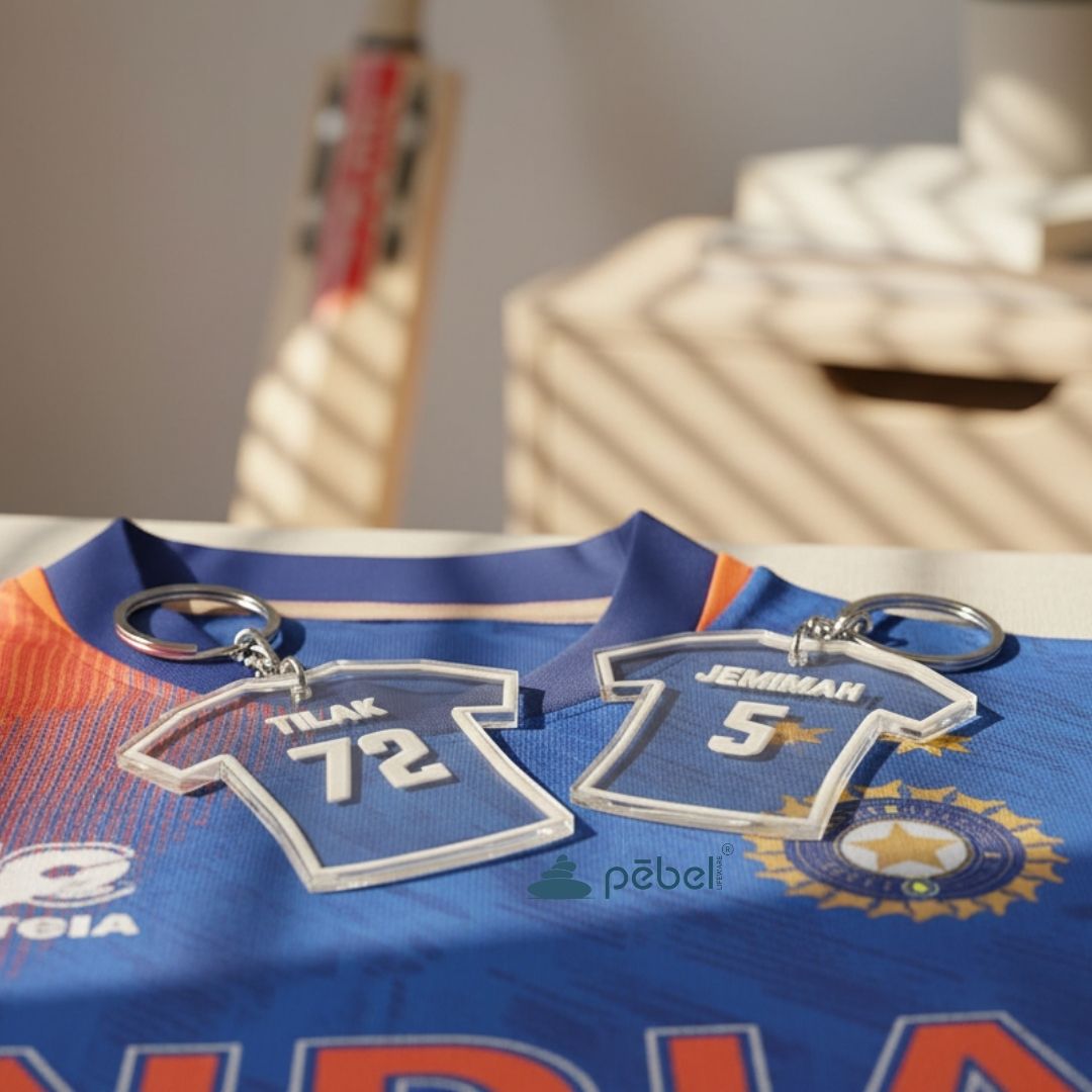 Custom Acrylic Sports Jersey Keychain