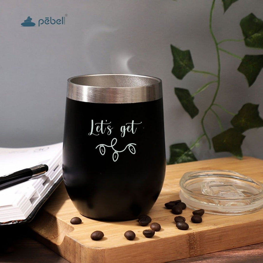 Stainless Steel Wine Cup with Engraving