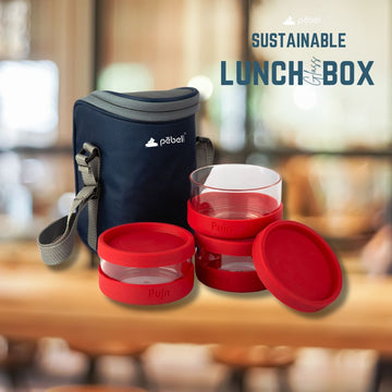 Small Glass Lunch Box - 3 pcs