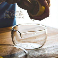 Matcha Bowl - Borosilicate Glass