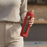 Personalized Motivation Glass Bottle with Silicone Sleeve 750ml