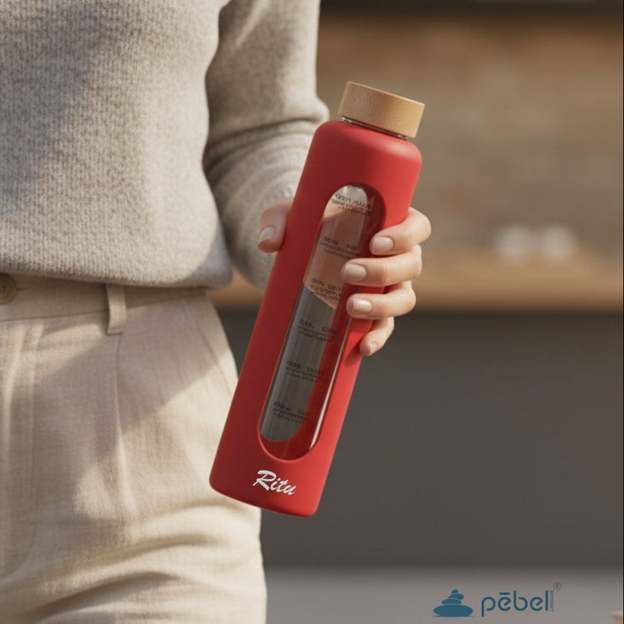 Hydration Motivation Gift Hamper | Glass Bottle, Viral Bev Glass & Coaster