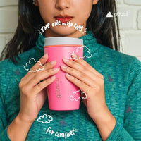 Personalized Pop Colour Pink Coffee Tumble