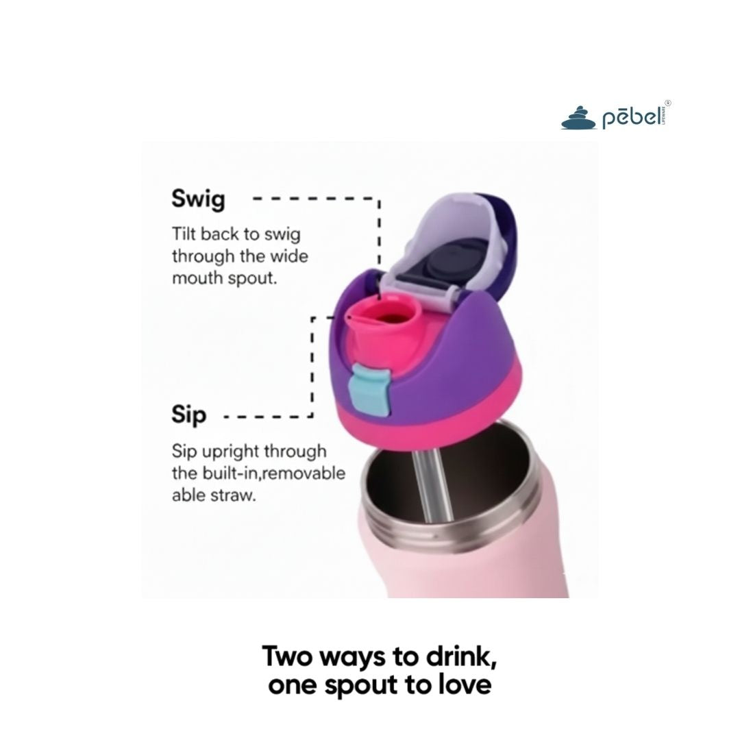 FlipSip Insulated Water Bottle