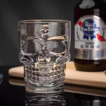 Personalized Skull Beer Glass