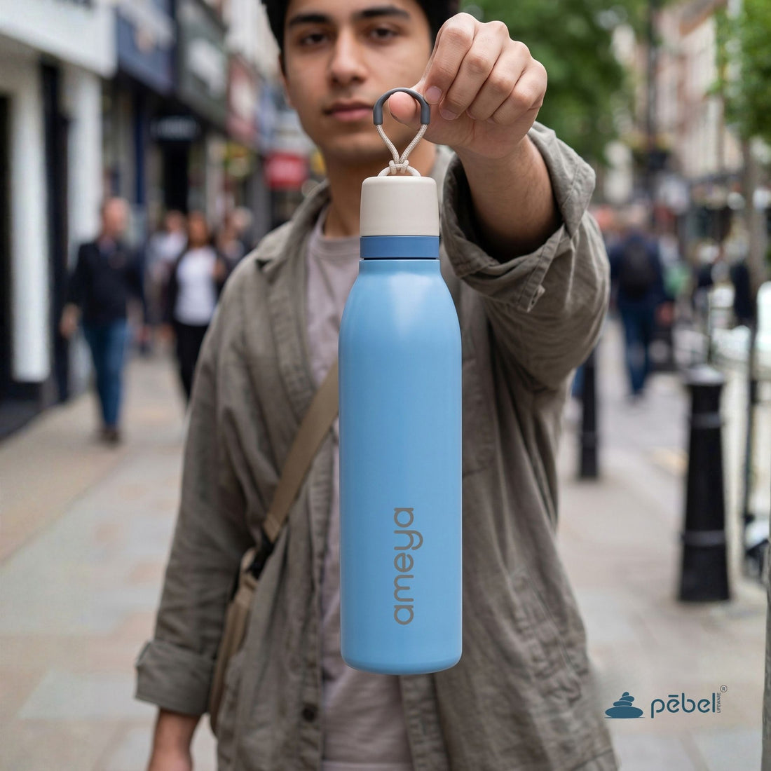 Pastel Shades Vaccumm Insulated Steel Water Bottle - Pebel Lifeware