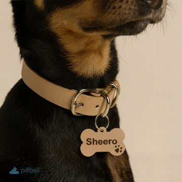 Pebel Lifeware Custom Wooden Pet Name Tag