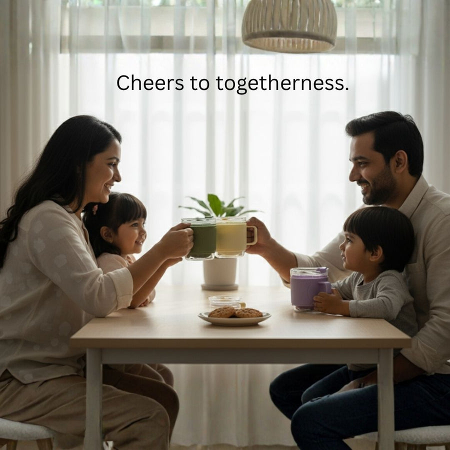 Glass Tea Cups - Set of 4