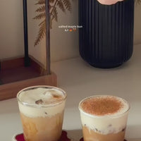 Customized U Shaped Coffee & Dessert Glass