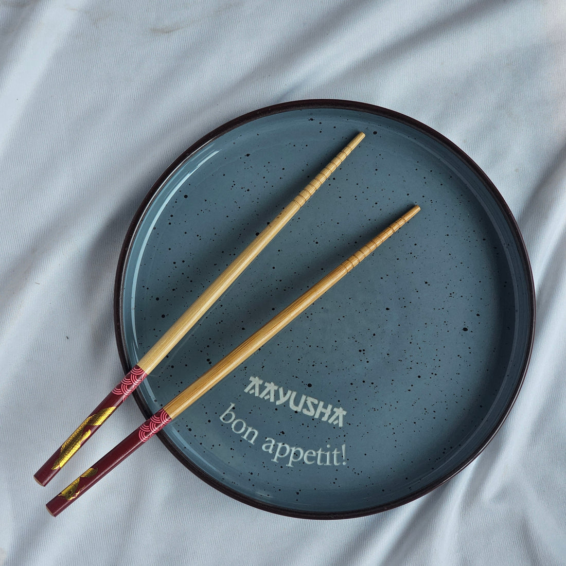 Premium Handcrafted Custom Name Sushi Plate