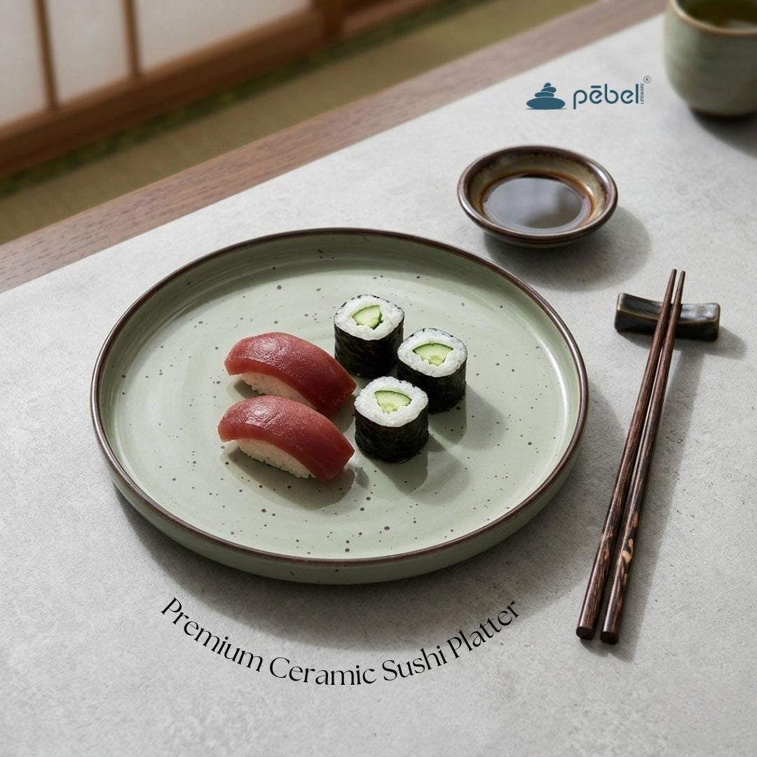 Premium Handcrafted Custom Name Sushi Plate