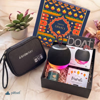 Festive Gift Box | Boat Speaker, Tech Pouch, Dryfruits
