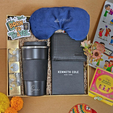 Born to Travel Rakhi Gift Hamper for Brother

