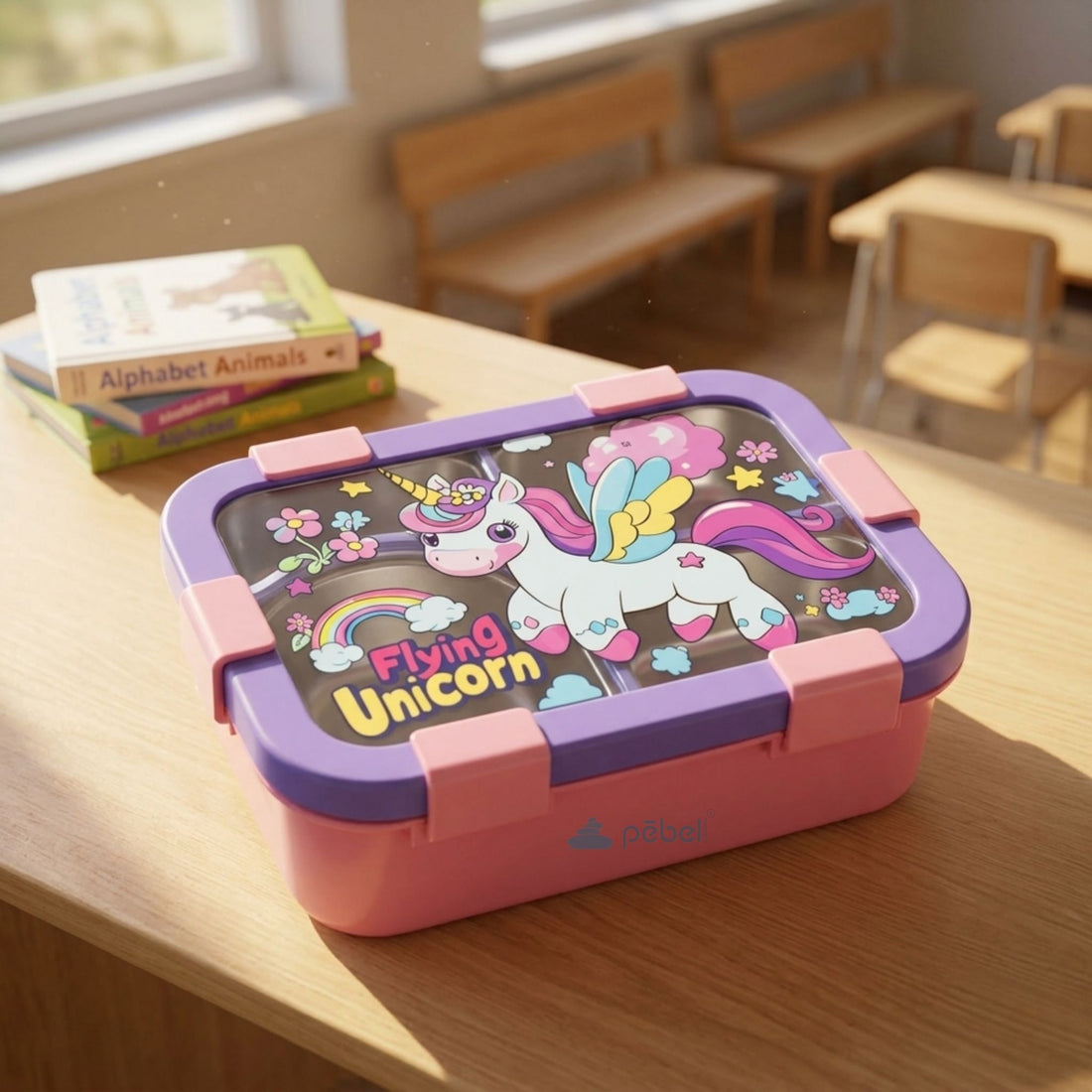 Steel Leakproof Tiffin for School & Travel