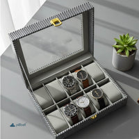Premium Personalized 10 Slot Watch Box