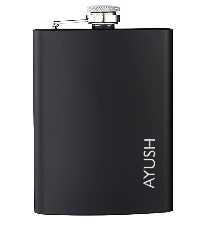 Personalized Engraved Stainless Steel Hip Flask for Unique Gift Ideas