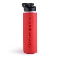 Stay Hydrated Glass Bottle with Silicone Sleeve | Stylish 750ml Water Bottle