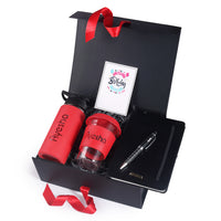 Best Seller Signature Personalized Birthday Gift Hamper - S | Glass Bottle, Mug, Diary & Pen