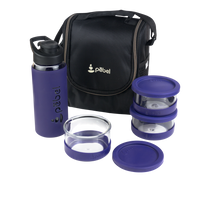 Office Lunch Box & Bottle Combo Set