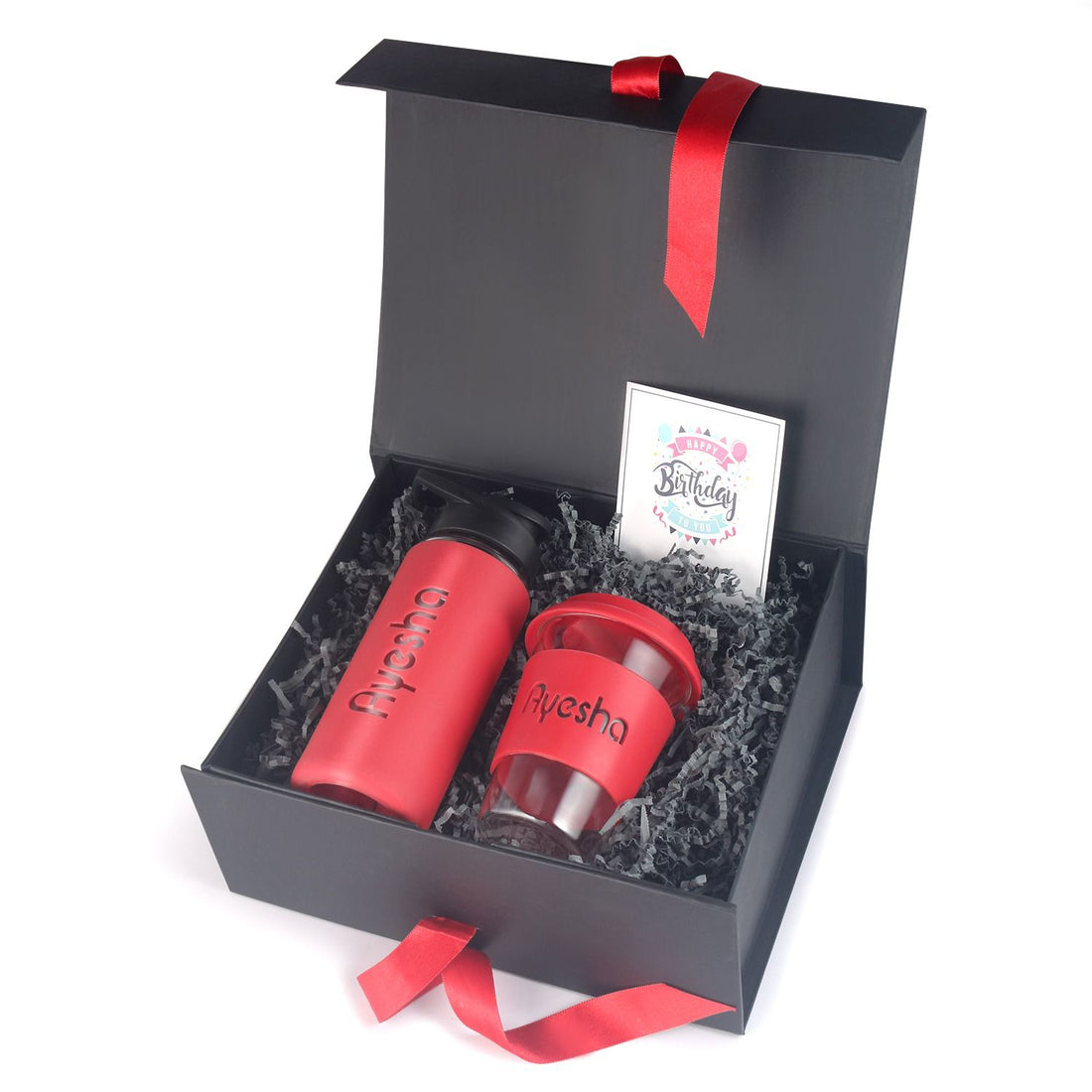 Red & White Wine Charcuterie Gift Box at From You Flowers