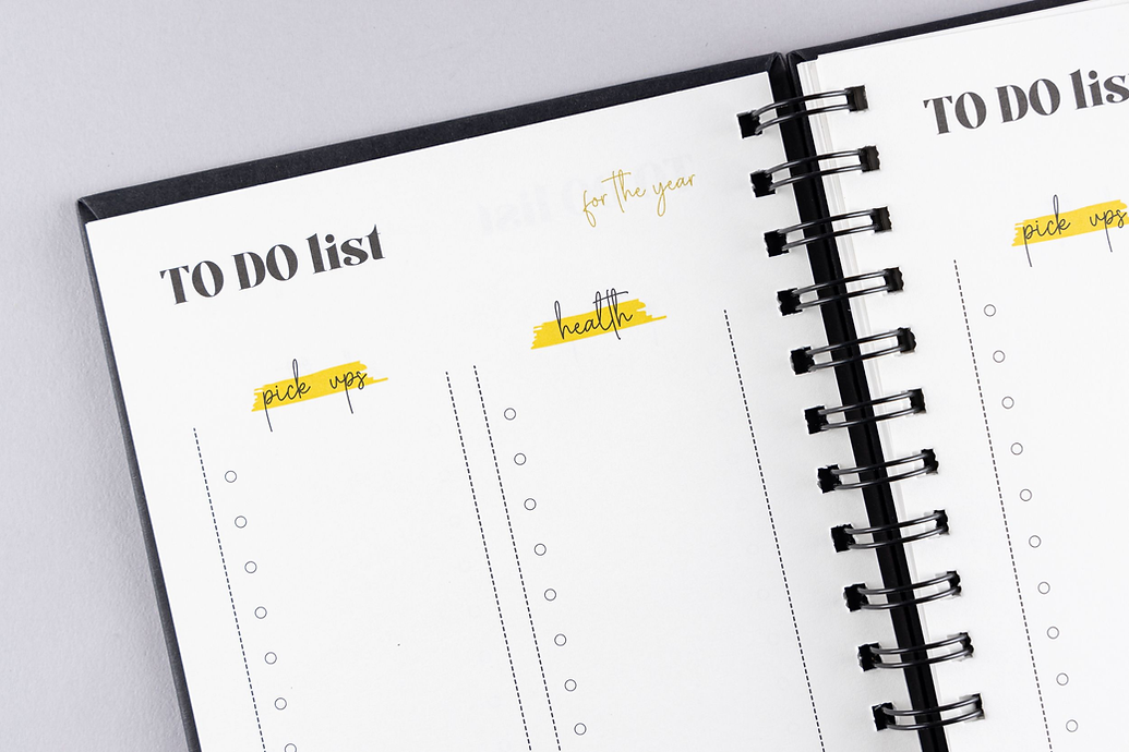 Undated Yearly Planner with Ultimate Sticker Sheet